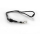 Snur textil Lanyard, Office box, rotund, negru, 0.5 x 90 cm